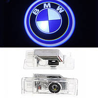 Подсветка в двери с лого BMW E90 E91 E92 E93 M3 E60 E61 F10 F07 M5 E63 E64 F12 F13 M6 E65 E66 (Линза Стекло)