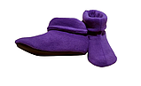Чоботи для розігріву флісові, чуні фіолетові., фото 4