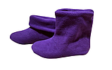 Чоботи для розігріву флісові, чуні фіолетові., фото 5