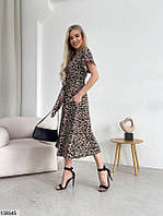 Плаття міді в леопардовий принт (3 кольори)