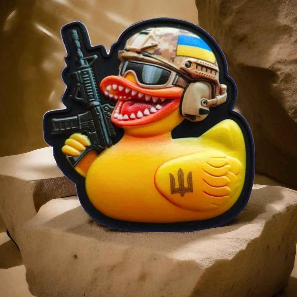 Шеврон бойова качка ЗСУ ПВХ