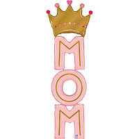 Фольгована куля  Мама з золотистою короною 72"