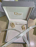 Діор  сережки / Dior, фото 6