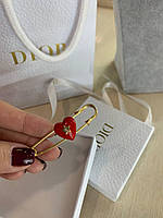 Диор брошь сердце / Dior