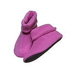 Чоботи для розігріву флісові, теплі рожеві чуні, фото 2