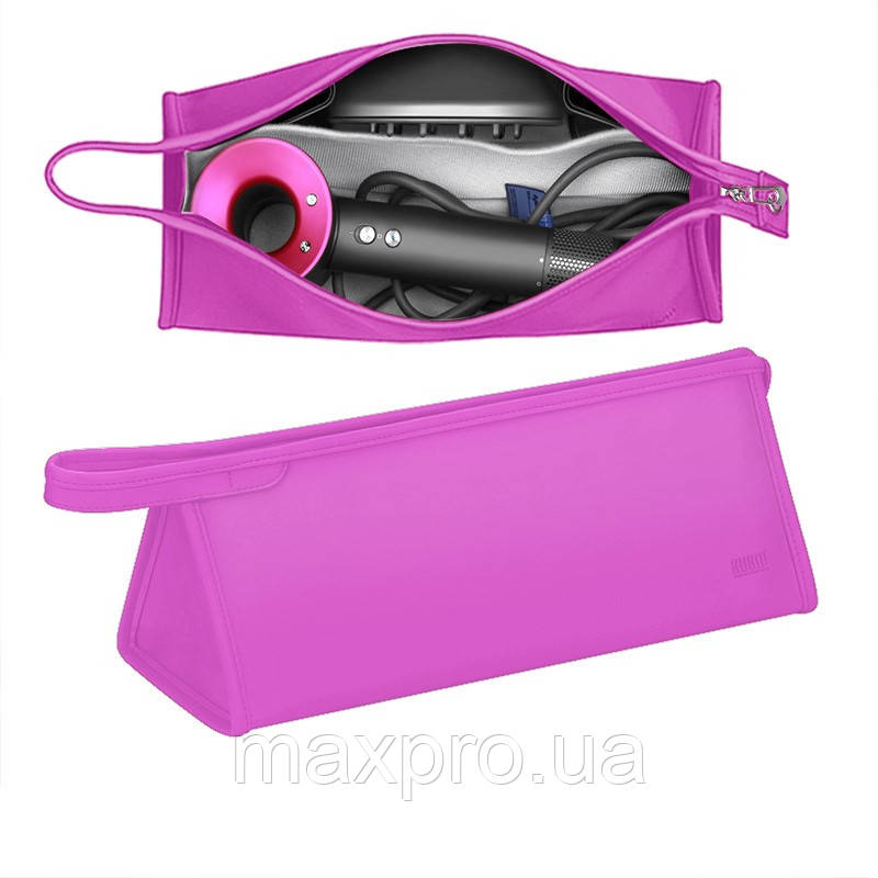 Сумка BUBM для зберігання фена або стайлера Dyson DY36 компакт малинова
