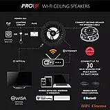 Активний стельовий динамік підвищеної вологостійкості Lithe Audio Pro Series Wi-Fi SKU: 06501, фото 5