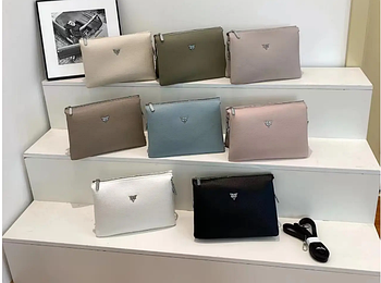 Сумочка жіноча крос-боді на блискавці зі штучної шкіри в різних кольорах Fedya