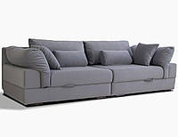 Двуспальный диван раскладной прямой с подлокотниками для спальни Калифорния шагающая еврокнижка Amely