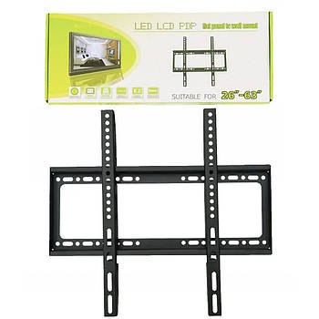 Кронштейн для телевізора 26"-63", до 50кг, V5 / Кріплення для телевізора / Кронштейн настінний для телевізора