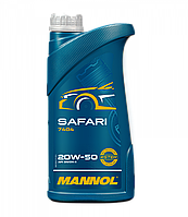Моторное масло Mannol 7404 SAFARI 20W-50 1л минеральное