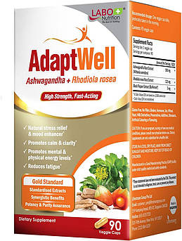 Екстракт кореня ашваганди преміумкласу LABO Nutrition AdaptWell 90 капсул