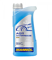 Антифриз MANNOL 4011 Longterm Antifreeze AG11 -40°C 1л синий готовый раствор (охлаждающая жидкость)