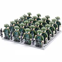 Фигурки военных США 24 шт, спецподразделение (солдатики для LEGO)