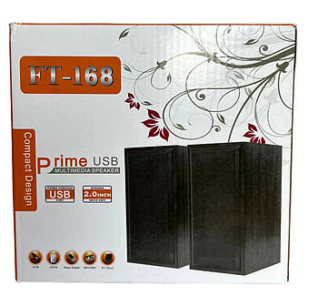 Музичні колонки для комп'ютера 2.0 FT-168/ 7962 (30)