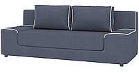 Двуспальный диван раскладной прямой с подлокотниками для спальни,гостиной Лайм еврокнижка Amely