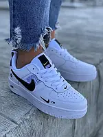 Женские кроссовки Nike Air Force 1 Low, кожа, белый, Вьетнам Найк Еір Форс 1 Лов