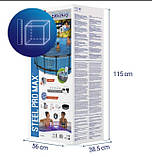 BestWay 561GD Каркасний басейн 457 х 107 см підсвічування, насос 3028 л/год, сходи, тент, фото 10