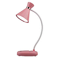 Настольная лампа на аккумуляторе 3.2 Вт, светильник настольный Розовый