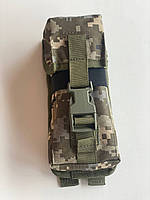 Подсумок для двух магазинов АК закрытого типа на кнопках