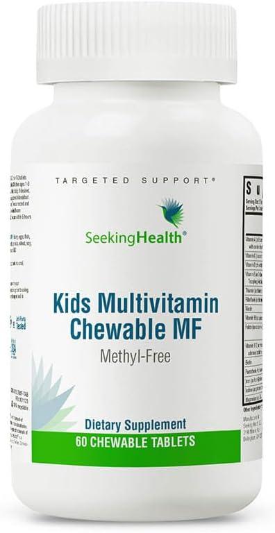 Seeking Health Kids Multivitamin MF / Мультивітаміни без метилів для дітей 60 жувальних таблеток