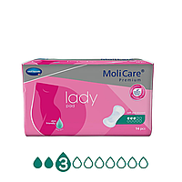 Урологические прокладки при недержании мочи легкой степени MoliCare Premium lady pad 3 капли (14 шт)