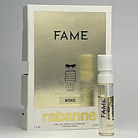 Пробник Paco Rabanne Fame EDP Intense 1.5мл Пако Рабанн Рабан Рабанне Рабане Фэйм Фейм Фаме Фам Фэме Фэм