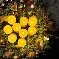 Furora LIGHTING | Пакет з 12, 1,5-дюймових реалістичних безполуменевих свічок для домашнього декору
