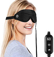 Масажна маска для очей з підігрівом 3 в 1 | 3D-контурний масажер для очей