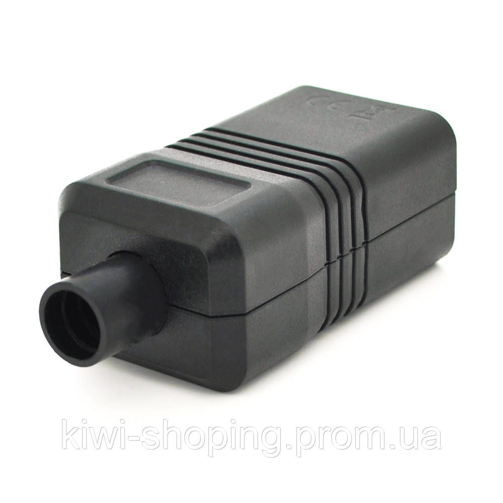 Трехконтактный разъем IEC320 C20 папа (прямой), 250V, 16A, под ...