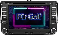 Радио AWESAFE для VW Golf 5 Golf 6, автомобильное радио 2DIN с Mirrorlink, SD, USB, CD DVD и Bluetooth
