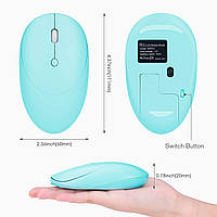 Бездротова миша Silm RM800 + 2.4G з USB-приймачем, комп'ютерні миші, легка миша для ПК