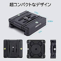 SMARTTA Z-FLEX Z-образная складная головка QR с винтами 1/4, алюминий, вращающаяся на 360° подставка для камер