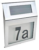 ISO TRADE Номер солнечного дома Светодиодные цифры Буквы Батарея Сумеречный датчик