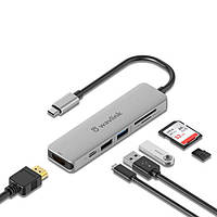 Б/У USB-концентратор WAVLINK / 1x4K@30Hz порт HDMI / 1xUSB-C/1xUSB3.0/1xUSB2.0 порт