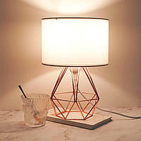 Сучасна настільна лампа з вимикачем — Вінтажна настільна лампа Frideko