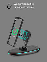 Магнитное беспроводное зарядное устройство 3 в 1 для iPhone 12 mini iWatch Airpods