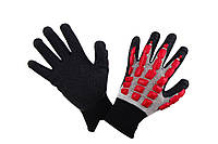 Перчатки черные с защитой от ударов (L9100)