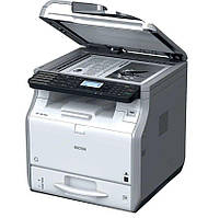 МФУ Ricoh Aficio SP3600sf / Лазерная монохромная печать / 600x600 dpi / A4 / 31 стр/мин / USB 2.0, Ethernet /