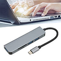 ASHATA USB C Hub, USB-концентратор 5 в 1 з портом USB 3.0, 2 надтонкий високошвидкісний USB-адаптер