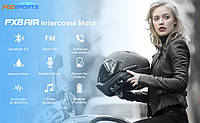 Fodsports FX8 AIR Intercom Moto Duo для 2 наушников с 3 звуковыми эффектами, снижение руля домофон