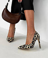 Туфлі жіночі Roberto netti 2152 леопард (весна-осінь, шкіра натуральна) (5389)