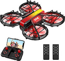 Мінідрон HASAKEE з камерою для дітей і дорослих, круті іграшки, FPV Skyquad Drone