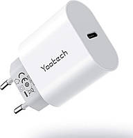 СТОК! Зарядное устройство yootech USB C, блок питания 20 Вт для iPhone