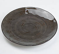 Тарелка обеденная круглая 26 см плоская керамическая PRO