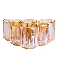 Стаканы 315 (мл) набор стаканов 6 шт для напитков стеклянные 95 (мм) PRO