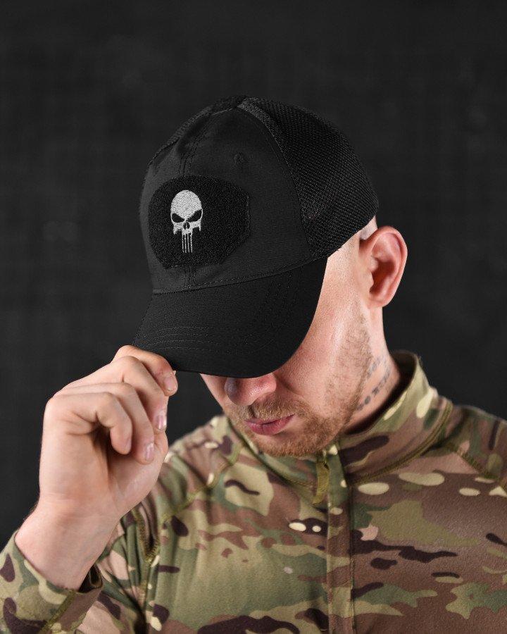 Бейсболка chastener black П29-3!