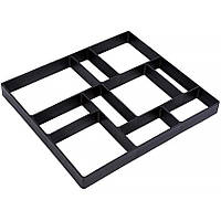 Форма Lesko D60X50 пластиковая для изготовления тротуарной плитки брусчатки для цемента бетона (12193-67736)