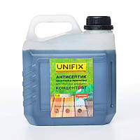 Антисептик грунтовка-пропитка концентрат 1:4 для обработки древесины 3 кг (с индикатором) UNIFIX