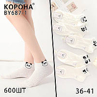 Шкарпетки жіночі короткі КОРОНА р-р 36-41 (1уп/10пар) "CHINH" купити гуртом в Одесі на 7 км